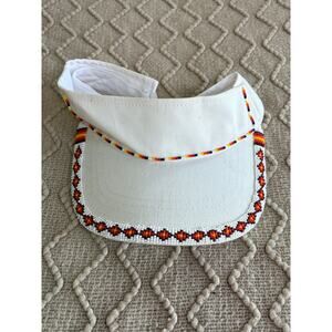 Native American Tribal hand beaded women’s visor